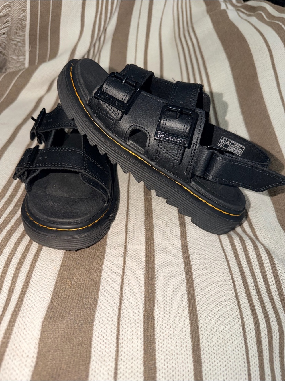 Kids Dr Martens Strappy Sandals